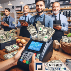 Epénztárgép rögzítése és védelme lopás ellen