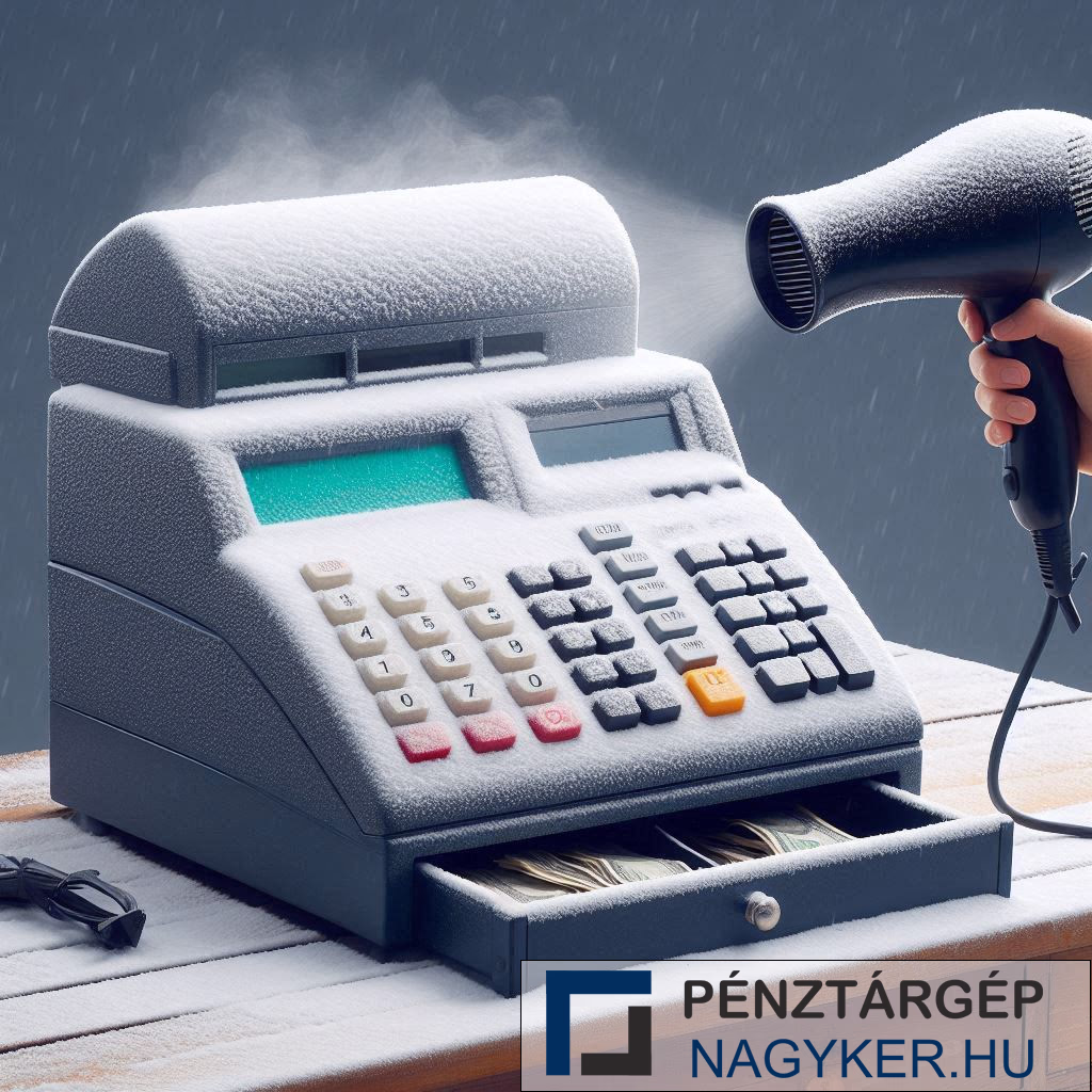 Pénztárgép kép: Furcsa jelenségek a pénztárgépeknél a hideg idő beálltával: gyors megoldások fűtés nélkül