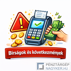 Bírságok és következmények pénztárgépes blogtémakör
