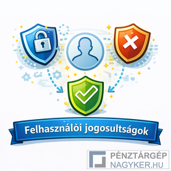 Felhasználói jogosultságok pénztárgépes blogtémakör