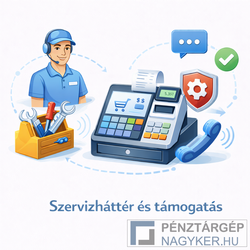 Szervizháttér és támogatás pénztárgépes blogtémakör