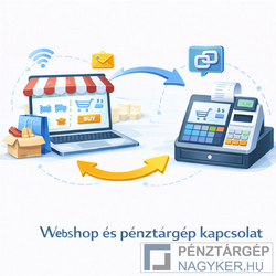 Webshop és pénztárgép kapcsolat pénztárgépes blogtémakör
